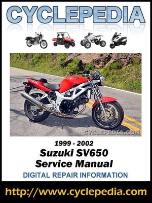 cover image of Suzuki SV650 1999-2002 Service Manual